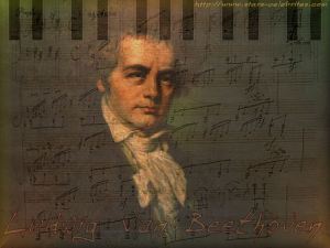 Beethoven against score
